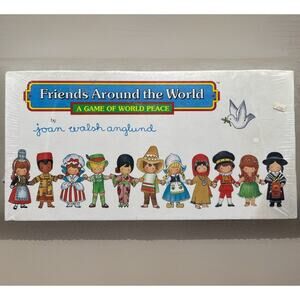 Friends Around the World Board Game, Aristoplay, Aglund, 1989, New Sealed {FF}